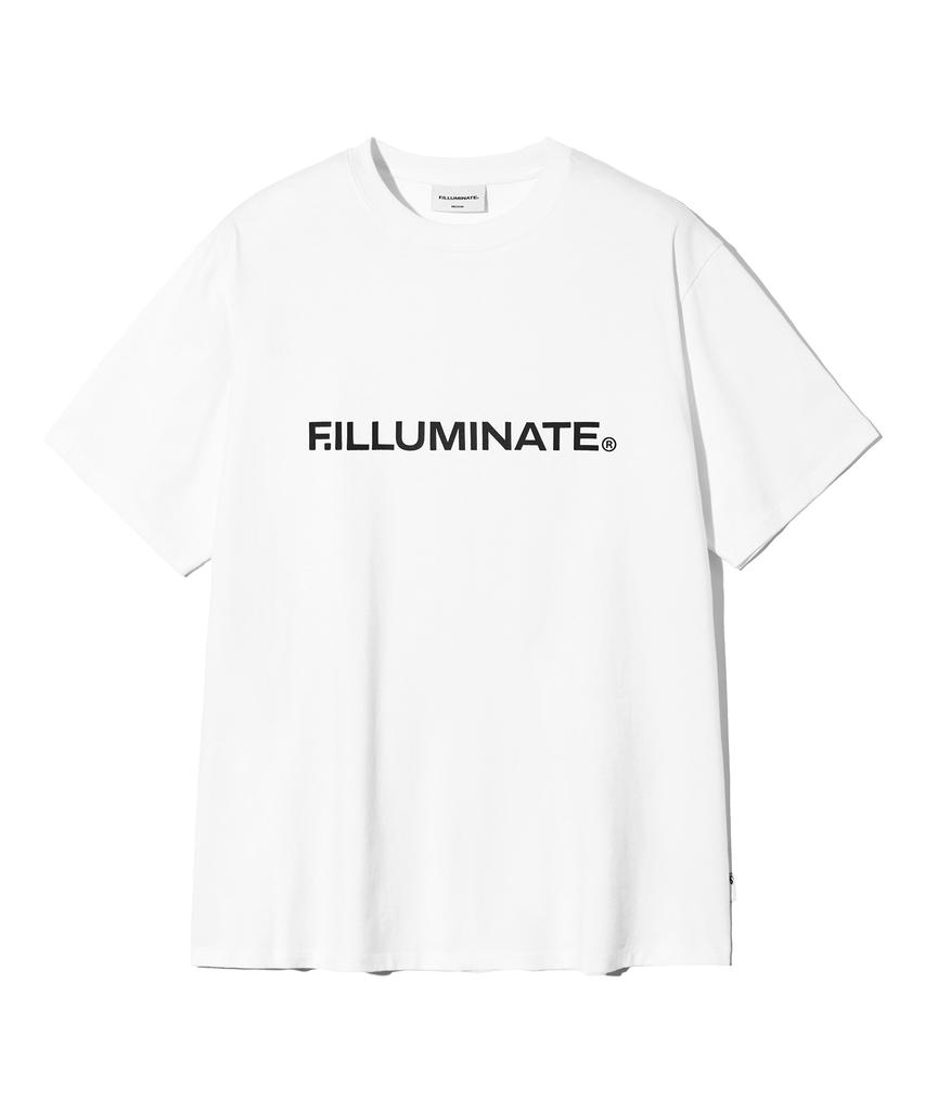 FILLUMINATE Фирменная аутентичная футболка с логотипом - Белая