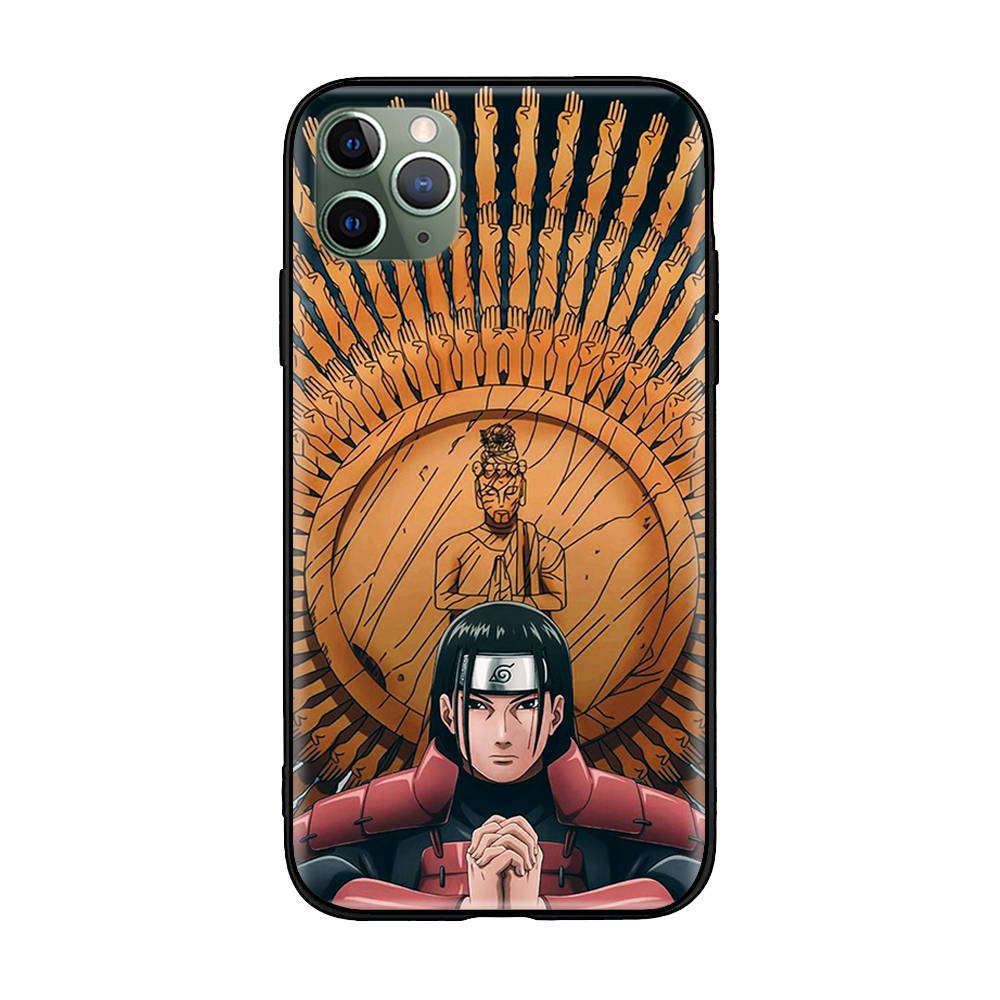 W-20 Naruto Hokage Soft Black Case for iPhone 11 12 13 14 15 6 7 8 X XS Pro Max XR Samsung S21 S22 S23 S24 FE Ultra S8 Plus