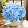 Dyed Edged Fake Flower Ball Silk Cloth Hydrangea New Simulation Flowers  Photography Props