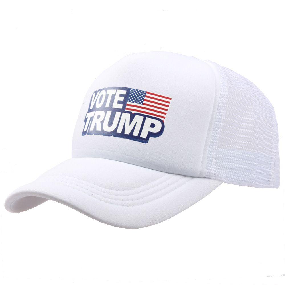 Trump Vote Presidential Election Retro Summer Truck Adult Net Hats Unisex Cap