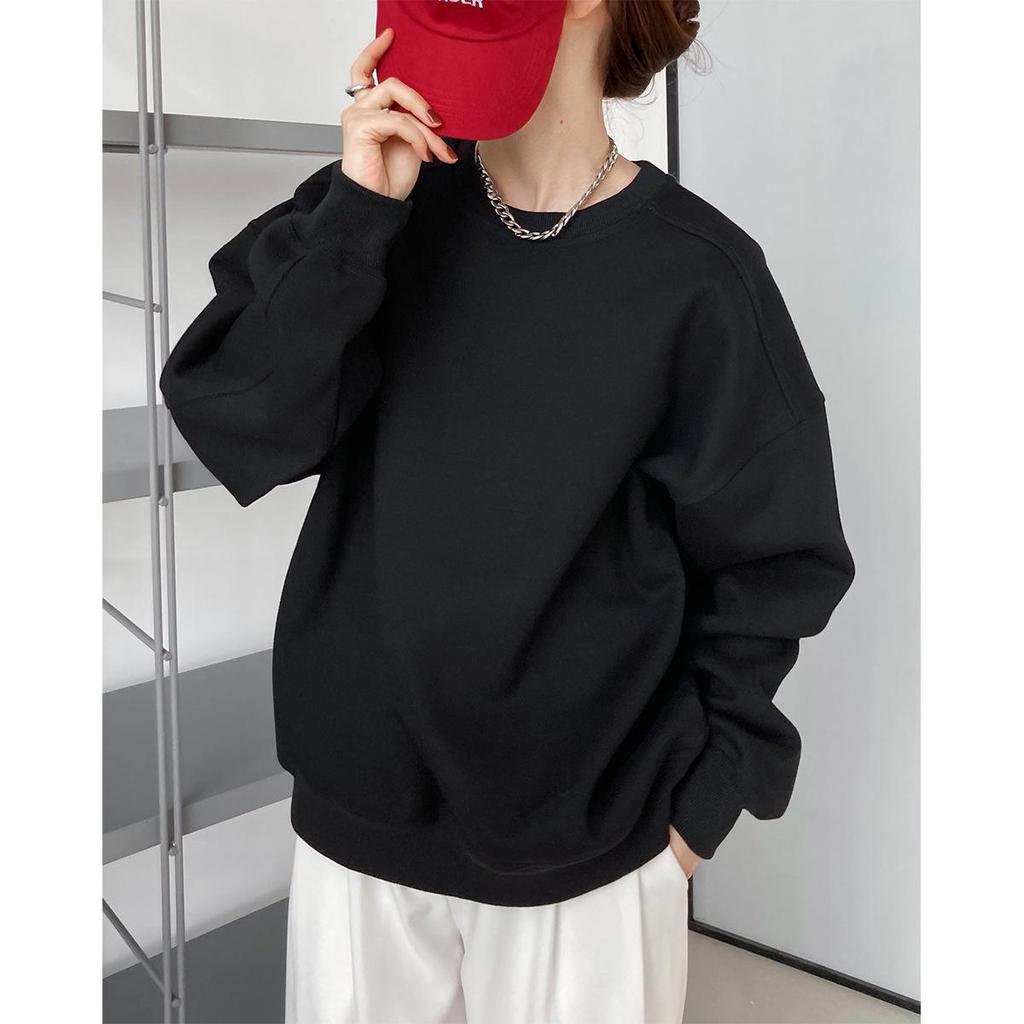 Свитер из бархата цвета красного вина Luxi 2023: Женский пуловер с длинными рукавами в корейском стиле для осени и зимы