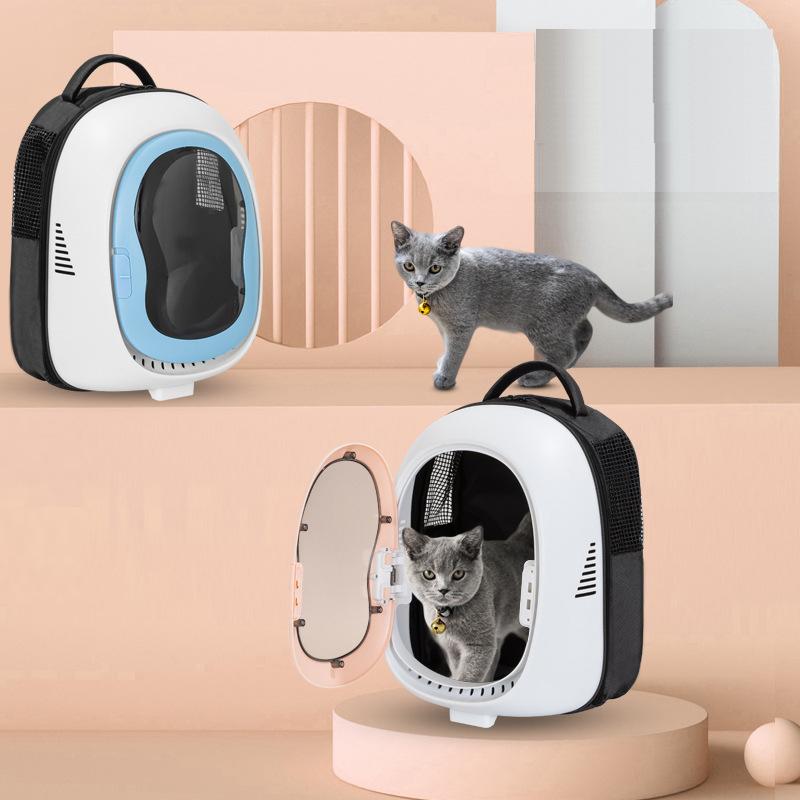 Сумка для кошек, дорожная портативная сумка для кошек, космическая капсула, затеняющая сумка на плечо, рюкзак для домашних животных, подходит для кошек, большая вмести...