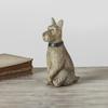 Adorable Puppy Resin Figurine - Perfect for Outdoor Decor