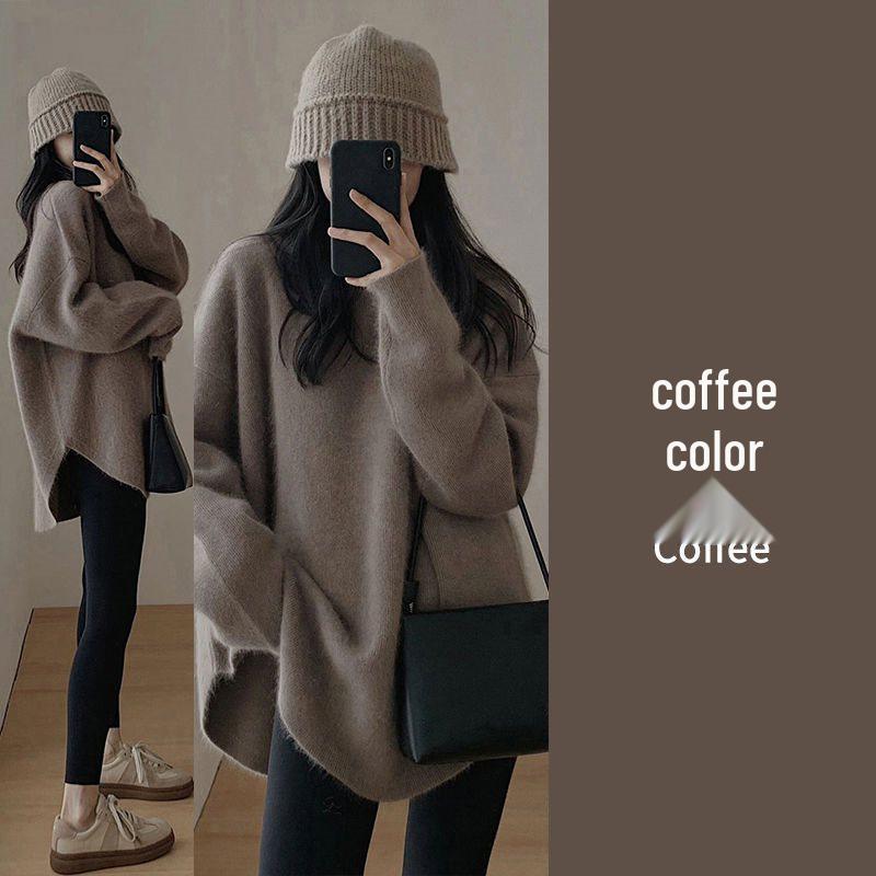 Женский красный свитер на Новый год года Кролика - Осенне-зимний вязаный топ