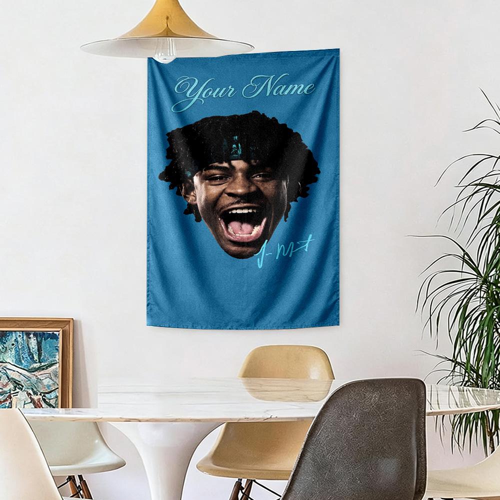 Kobe Custom Your Name Wall Decor Tapestry Art For Pet Memorial Birthdaywedding Party Backdrop Family Gift