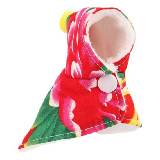 Одежда для маленьких животных для попугая, зимний костюм птицы, теплый плащ-шаль для попугая, реквизит для фотосъемки домашних животных для попугаев, волнистый попугайчик