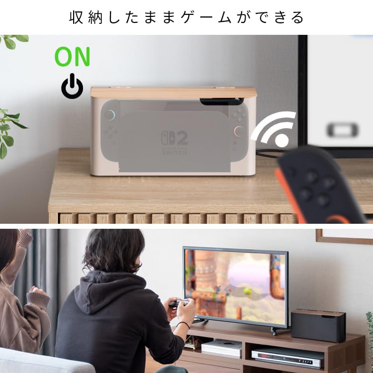 Miyatake Seisakusho Чехол-подставка TEER для игровой консоли Switch 2, отдельно стоящий или настенный, GC-2600M (черный)