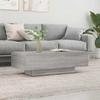VidaXL Coffee Table Sonoma Grey 100x49.5x31 Cm Engineered Wood 833894