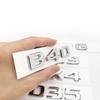 550G 4X4 850 550 D35 B40 D6S B63 3D Letters Chrome Silver Emblem Sticker For W464 Series Car Fender Trunk Rear Badge Sticker