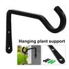 Yousheng 2 Pcs Metal Plant Hangers Coated Wall Mounted Hook Hanging Plant Bracket Heavy-duty Hook for Hanging Flower Baskets Wind Chimes
