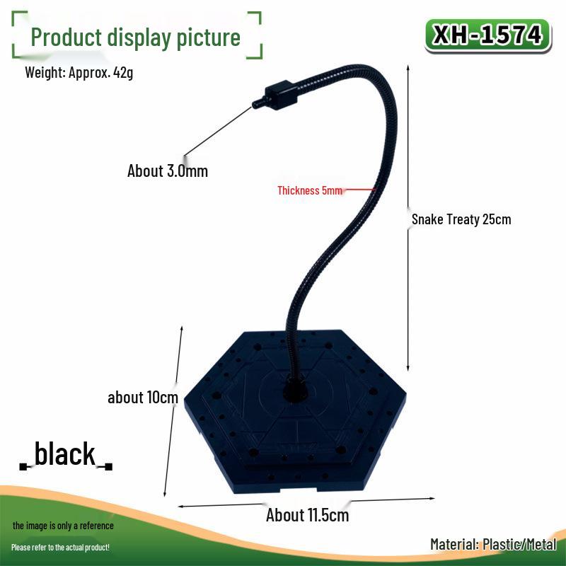 Гибкий железный держатель для демонстрации моделей Гандам - Совместим с RG/BB/SD