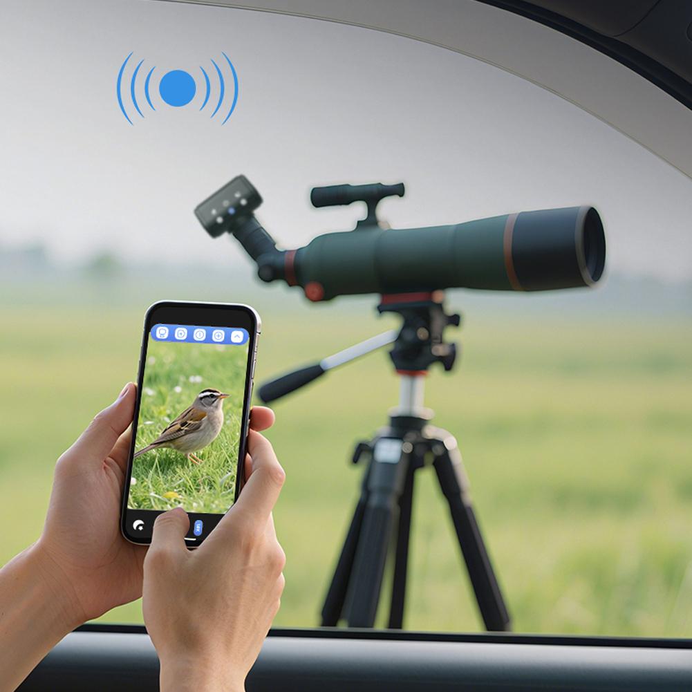 WiFi Камера для Телескопа Камера-Окуляр Запись Через Приложение Окуляр Микроскопа 2 МП для Астрономических Телескопов Микроскопов