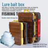 Double-sided Double-layer Plastic Lure Box for Storing Hard Bait Fishing Accessories.