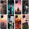 Чехол с изображением аниме «Атака Титанов» для Samsung Galaxy A12 A02S A22 A32 A52 A72 A71 A51 A41 A31 A21 A11 A50 A70 A10S A20S, черный чехол