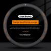 Suitable for Changan Eado Cs75Plus/Cs55/35Unit Car Steering Wheel Cover, Genuine Leather Anti-Slip Four-Season Handle Cover