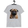 Adorable Pug Dog Graphic Printed Unisex Short-Sleeve T-Shirt - Various Sizes