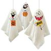 3Pcs Halloween Haunted Hanging Ghost Decoration Spooks Party Props Indoor Outdoor Decor Supplies