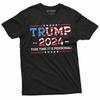 Футболка Трамп 2024 DJT в Президенты арест обвинение политическая футболка