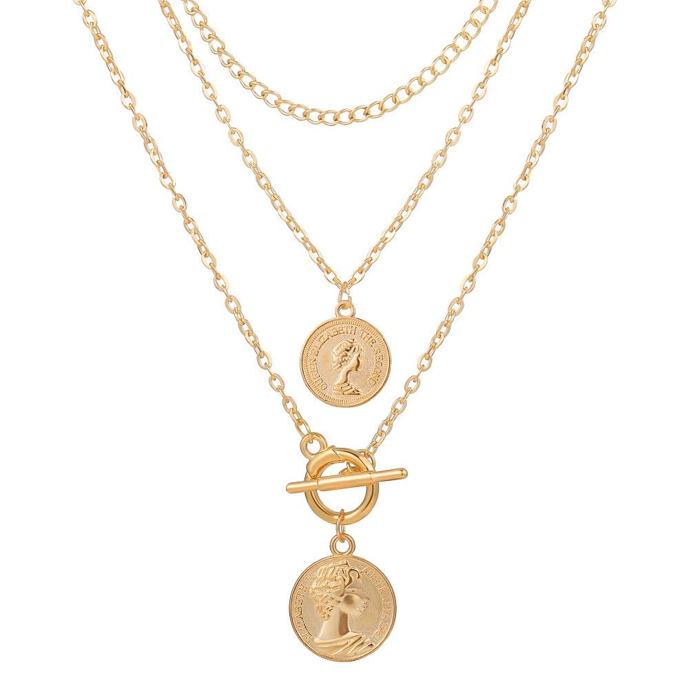 iF ME Модное многослойное золотое ожерелье, кулон с замком и бабочкой, змеей, цепочка, колье, женские ювелирные аксессуары