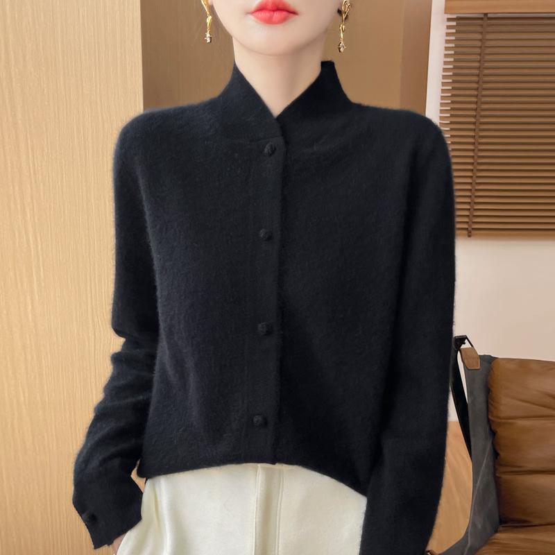 Женский кашемировый свитер Qinghe кашемир 30% кашемир 70% шерсть осенне-зимний кашемировый пуловер мягкий и теплый