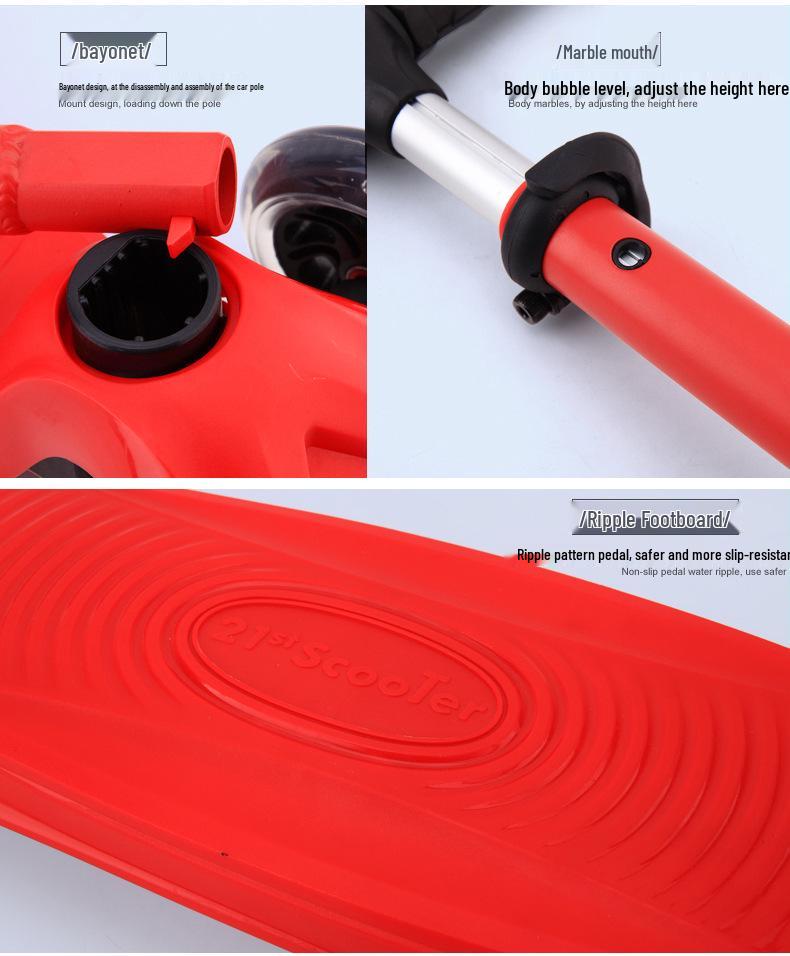 21st Water Ripple Kids' Scooter, Light-Up Wheels, Ages 2-15