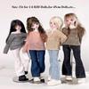 Cute Mini Tops Trousers Elegant Doll Clothes Doll Elegant Sweater for 1/4 BJD 45cm Dolls