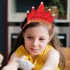 Светящаяся светодиодная корона-шляпа на день рождения для взрослых, аксессуар для вечеринки, режимы мигания, регулируемая, из нетканого материала, пластиковая, светящаяся корона-шляпа