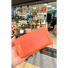 Полезный многосекционный женский кошелек из веганской кожи Orange Orange (17х9 см)