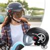 Electric Car Helmet Motorcycle Helmet Riding Helmet Hardhat Head Gray