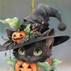 Designed In the Shape of a Dog with Realistic Appearance, Stylish and Modern Design Adds Sense Sophistication UNIQUE GIFT IDEA This Witch's Hat Cat