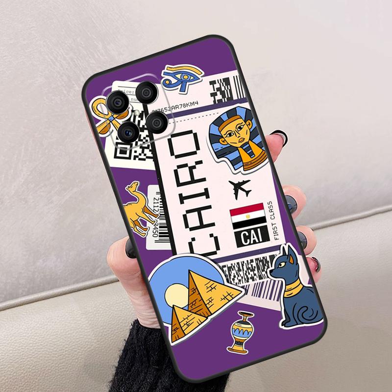 Нью-Йорк ТОКИО Билеты на путешествие Чехол для Honor Magic 8 Pro 6 7 Lite Для Honor Win RT 400 200 50 70 90 X8c X8b X9a X9b X9c X9d