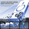 Coque de Protection - BOOLING - iPhone 17 Pro Max - Contour Bleu - Anneau Magnétique - 2 Vitres Trempées