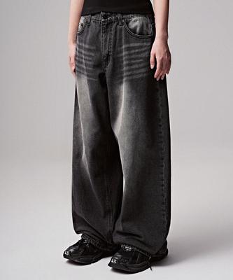 ZENDUST Джинсы Wide Denim Черные
