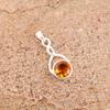 Glorious Citrine Gemstone Jewelry, 925 Solid Sterling Silver Jewelry, Handmade Silver Chain Pendant Gift For Mom