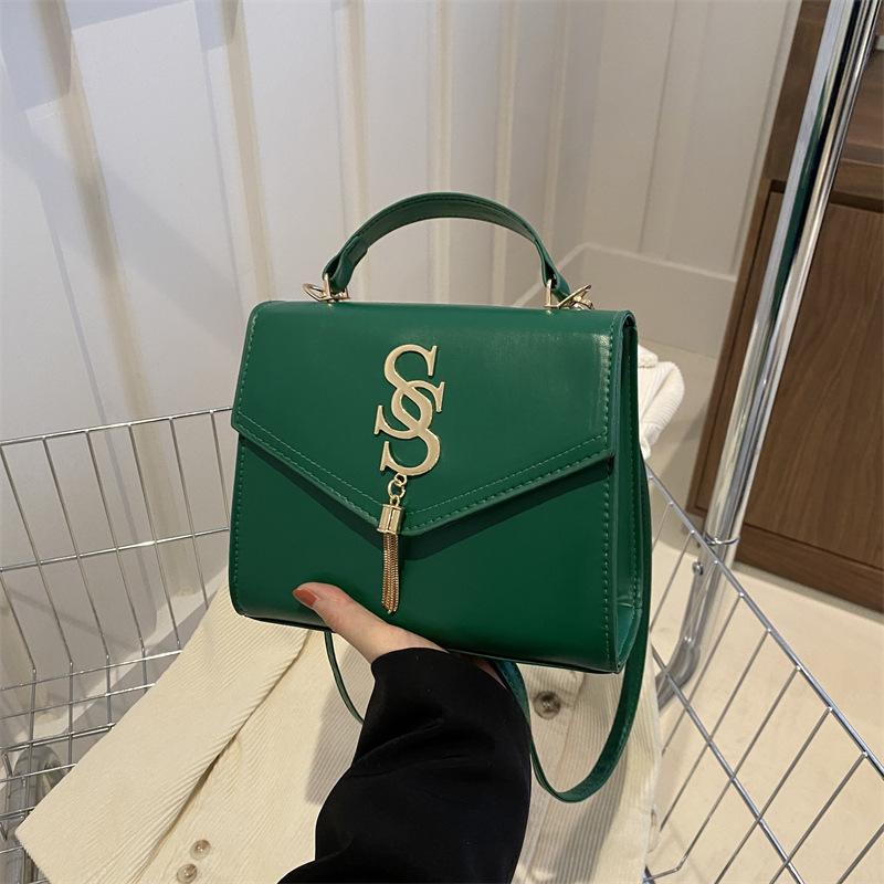 Модная простая сумка через плечо, повседневная женская сумка через плечо, новая стильная сумка, женская ретро-персонализированная маленькая квадратная сумка