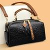 High Quality Crocod Pattern Leather Tote Woman Luxury Crossbody Sac Messenger Female Shoulder Bag