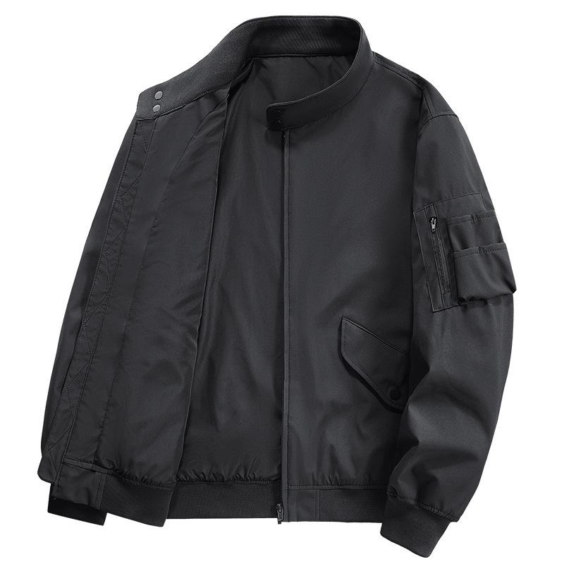 Новая мужская куртка с воротником-стойкой на осень и зиму, мягкая и приятная на ощупь, водонепроницаемая, ветрозащитная, не мнется и теплая