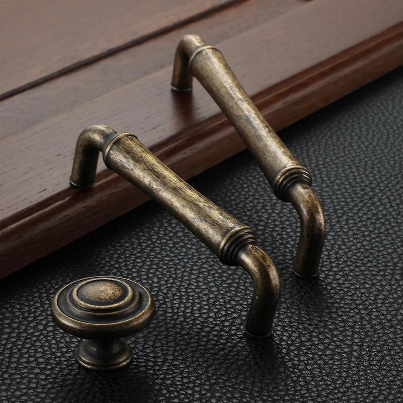 YM Dresser Antique Furniture Handle Vintage Drawer Cabinets Knobs Handles Door Pulls Cupboard Handles Kitchen Closet Furniture