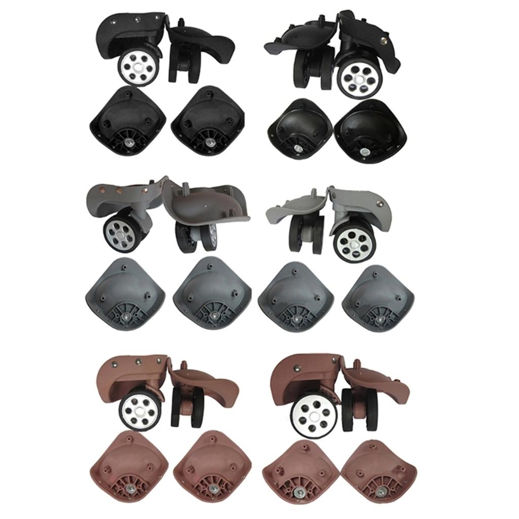 A79 Колеса для багажа Колеса для чемодана Двухрядные ролики Ремонтный комплект Вращающиеся на 360° колесики Сверхмощные колеса 1 пара с винтами