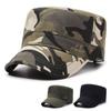 Hat Men'S Trendy Duck Tongue Visor Sun Hat Outdoor Outing Versatile Flat Top Hat Camouflage Military Hat