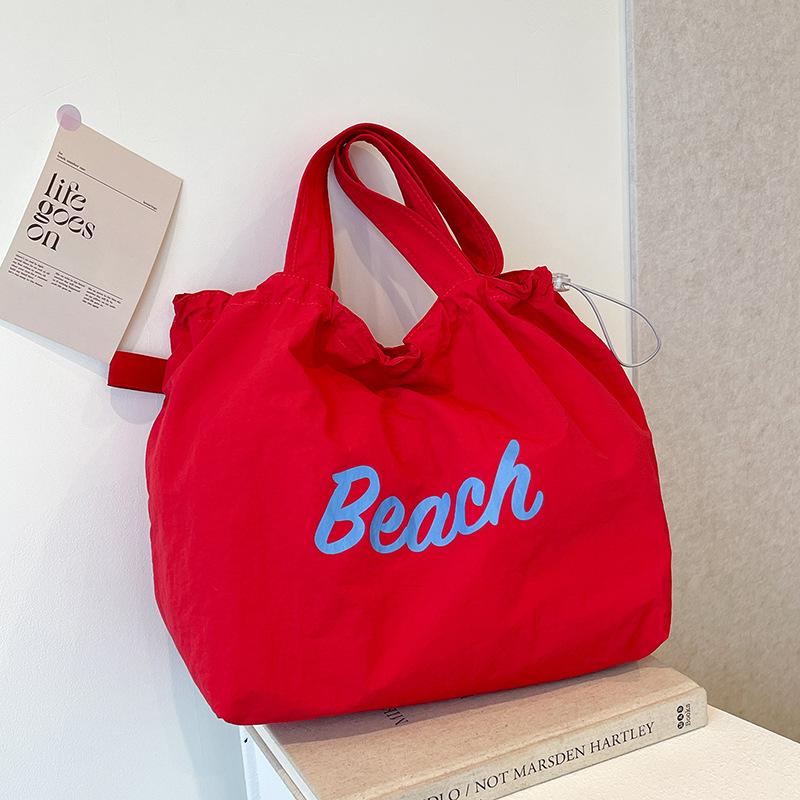 Новая холщовая сумка-тоут на шнурке, сумка-тоут для поездок на работу, сумка через плечо, большая вместительная сумка для покупок, сумка для ланч-бокса