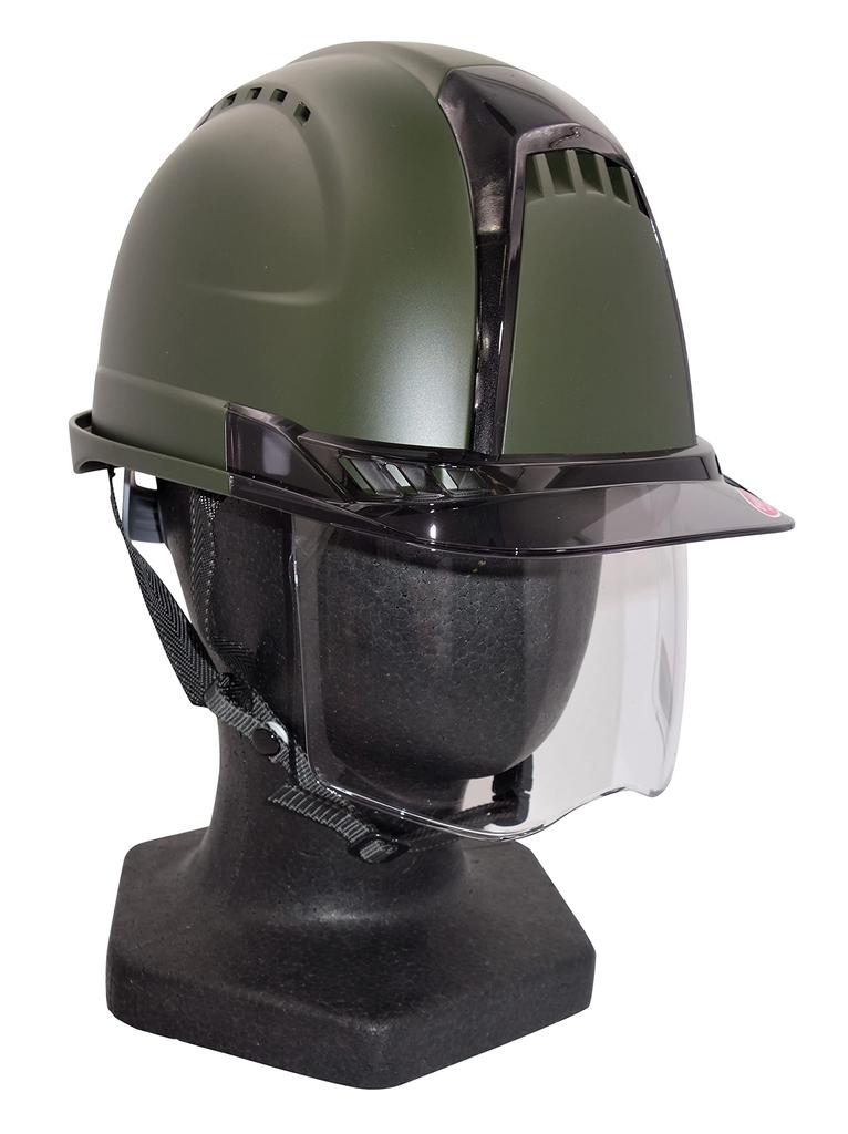 TOYO SAFETY Шлем TOYO со щитком Venty Plus Khaki Green Номер продукта Toyo Safety x GranGear Collaboration: 391F-SC