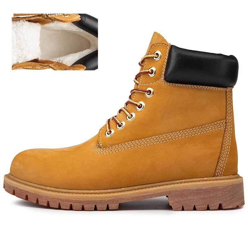 Мужские ботинки унисекс ручной работы в стиле ретро из натуральной коровьей кожи, водонепроницаемые зимние ботильоны, мужская обувь