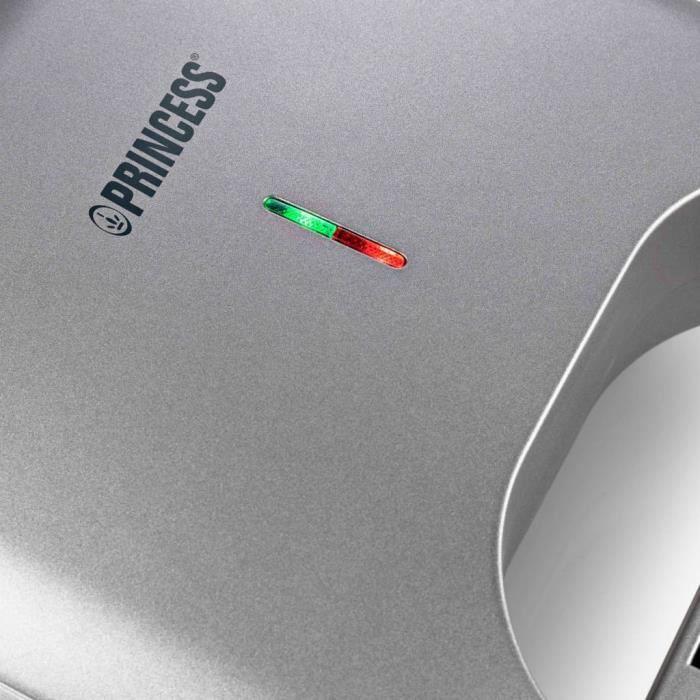 Princess Appareil à croque-monsieur Deluxe 750 W Gris