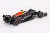 MINI GT Oracle Red Bull Racing RB19 2023 Победившая машина Гран-при Бахрейна Макс Ферстаппен Готовая модель 1/64 №1