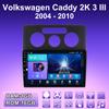 2 DIN Android автомобильное радио для Volkswagen Caddy 2K 3 III 2004 - 2010 мультимедийный проигрыватель головное устройство стерео GPS навигация WIFI 1+16 ГБ