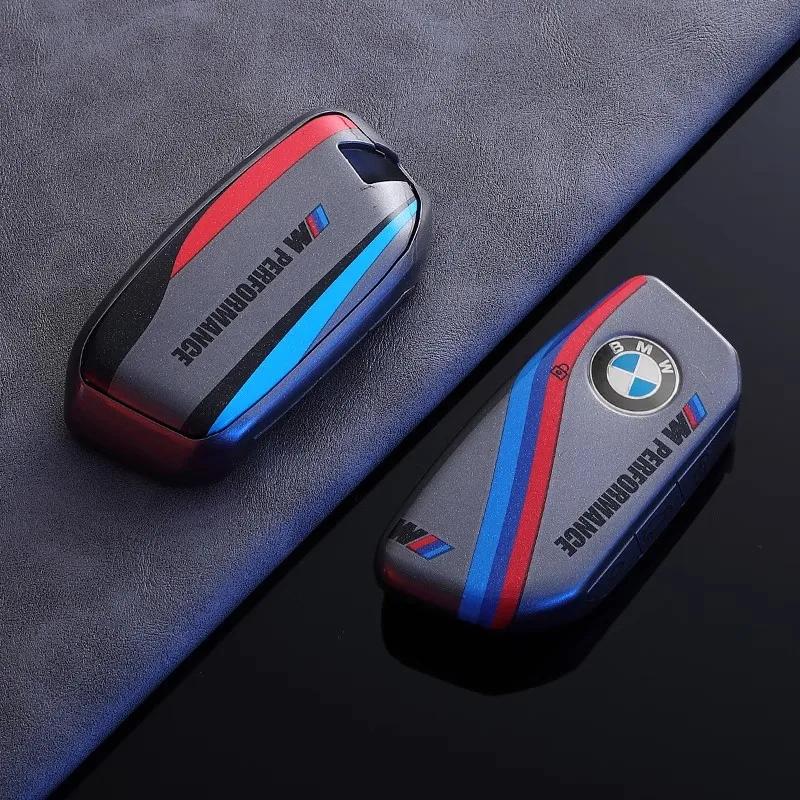 Горячий 2025 Спортивный стиль ТПУ Чехол-оболочка для ключа автомобиля Для BMW X1 U11 X7 X5 G05 LCI I7 IX XM Серия 7 740Li U06 G81 M3 2023 2024 Аксессуары