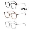 3 шт. Ультралегкая удобная оправа для очков, маленькая, ретро, круглая, из чистого титана, оптическая, для рецептурных очков, мужская и женская