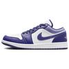 Air 1 Low Sky J Purple Men Sneakers White Sky-J-Light-Purple 553558-515