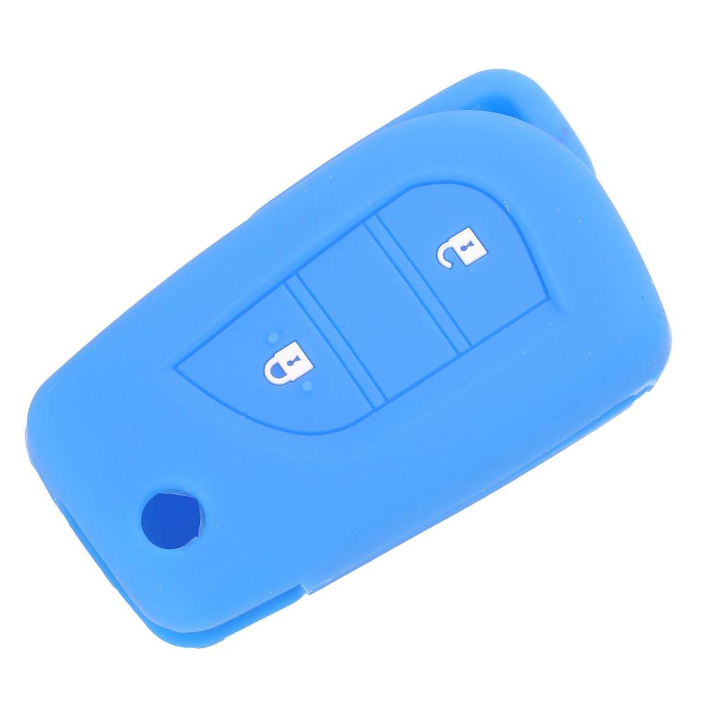 Jingyuqin 2B Remote Key силиконовый чехол для Toyota Yaris Camry Corolla Prado REIZ Crown RAV4 Hilux складной Flid